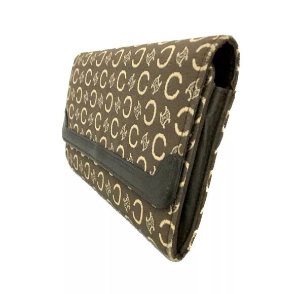 CELINE Macadam C Canvas Long Bifold Wallet Brown/2BB3593 - Picture 3 of 8